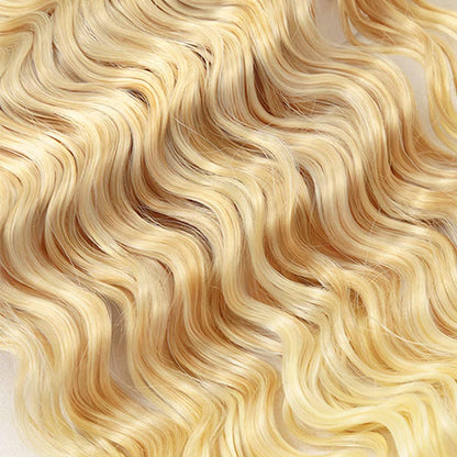 Blonde #613 Indian Wavy Extensions