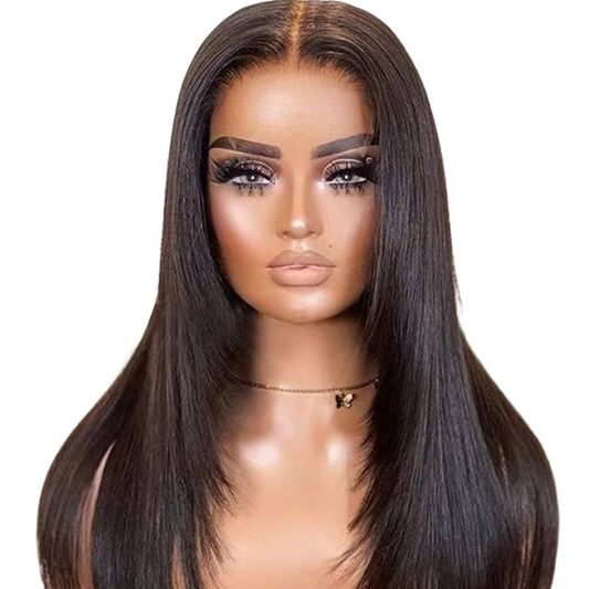 HD Raw Cambodian Straight 13x4 Frontal Wigs (Pre-Order)